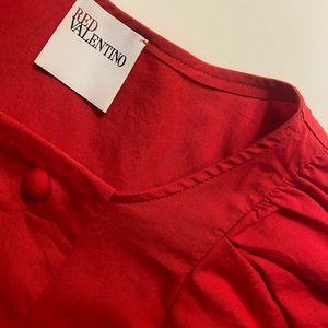 Red Valentino short sleeve blouse
